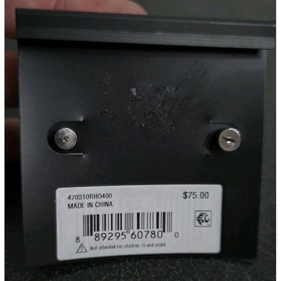 NEW Coach Resin Butterfly Drop Earrings Silver-Plated Brass Y2K 90s - Picture 4 of 4